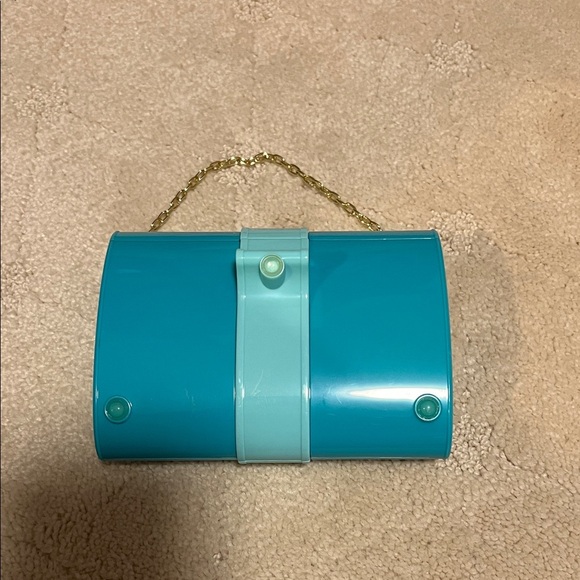 Limited Edition Official Post it Holder Paperweight Teal and Light Blue - Picture 2 of 2